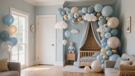 5 Balloon Decoration Ideas for Baby Boy