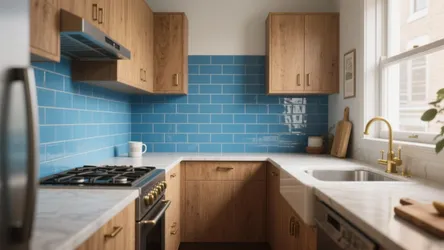 Blue Kitchen Backsplash Tile Ideas