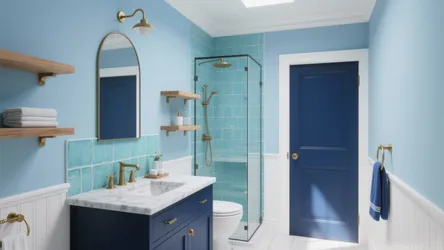 5 Blue Bathroom Ideas for Small, Stylish Spaces