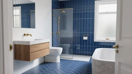 5 Bathroom Tiles Design Blue Colour Ideas I Love