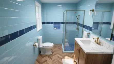 5 Ideas for Blue Bathroom Tiles That Shine in Small Spaces