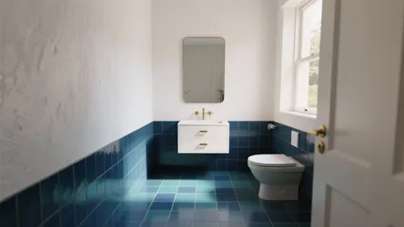 Blue Bathroom Tile Floor Ideas — 5 Inspired Looks