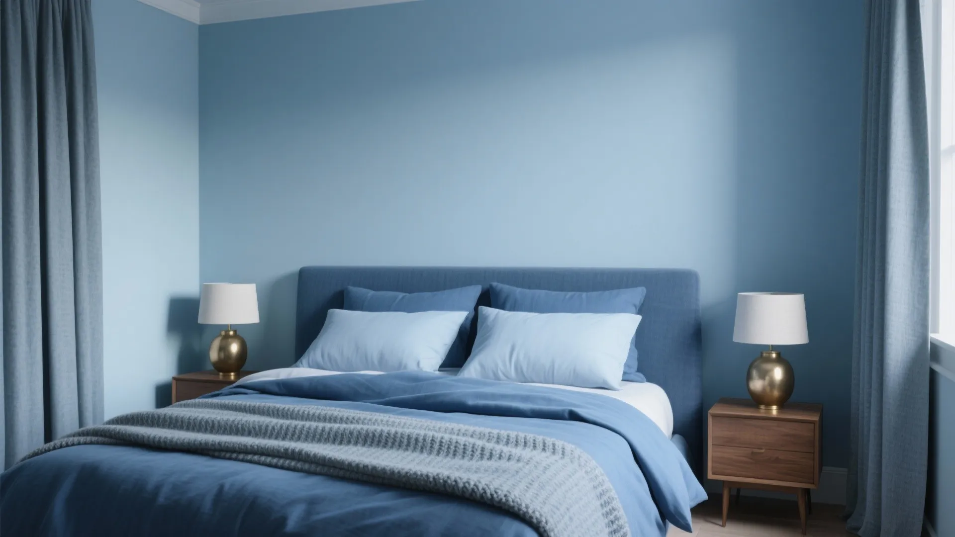 Monochrome Blue Serenity