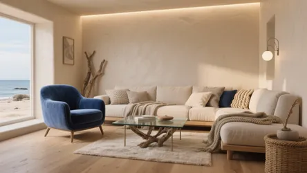 5 Blue & Beige Living Room Ideas