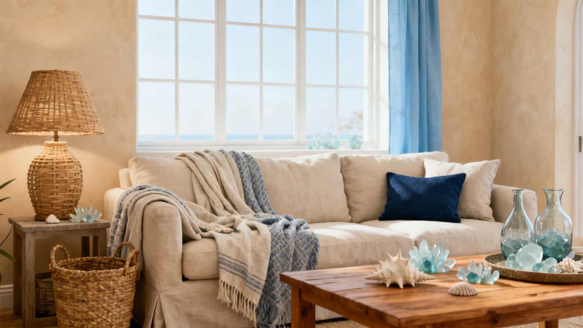 Blue & Beige Living Room Ideas — 5 Inspo
