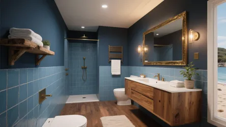 5 Blue and Brown Bathroom Ideas