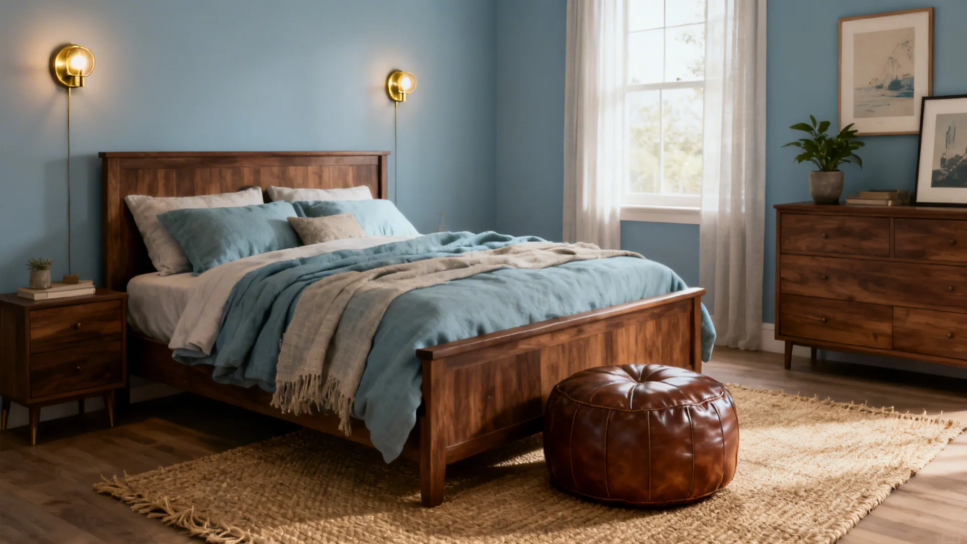 Blue & Brown Bedroom Ideas: 5 Inspo I Love