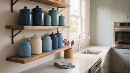 Blue Kitchen Canister Sets: 5 Small-Space Ideas