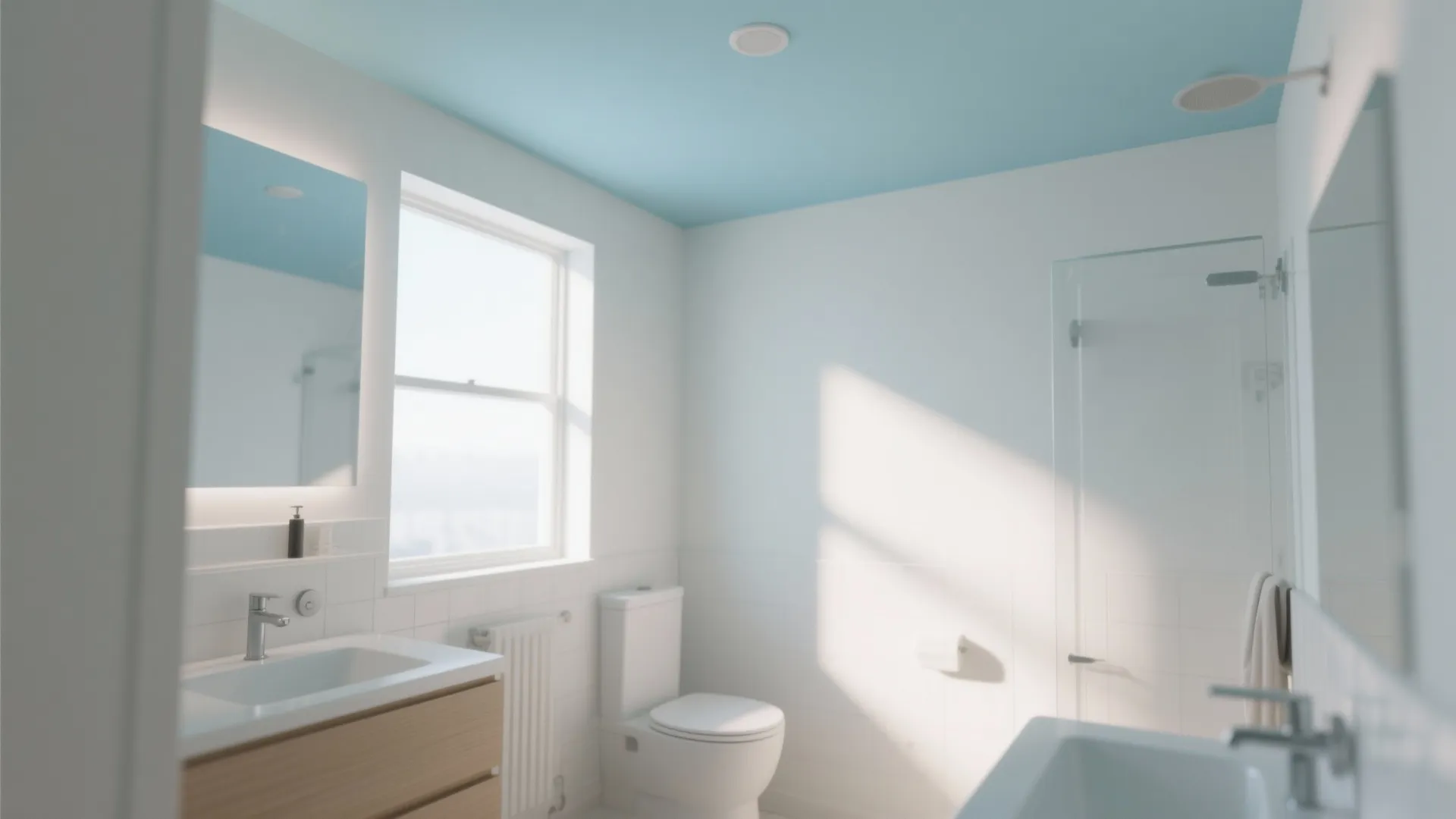 9. Painted Blue Ceiling