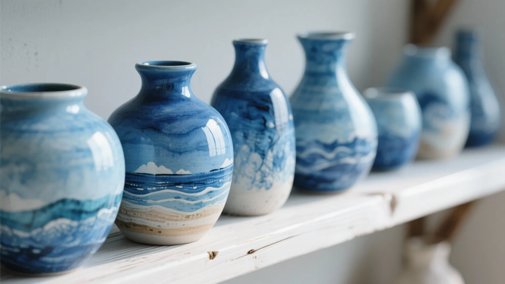 6. Blue Ceramic Accents