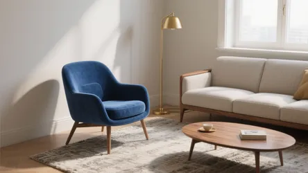 5 Blue Chair Ideas for Living Rooms