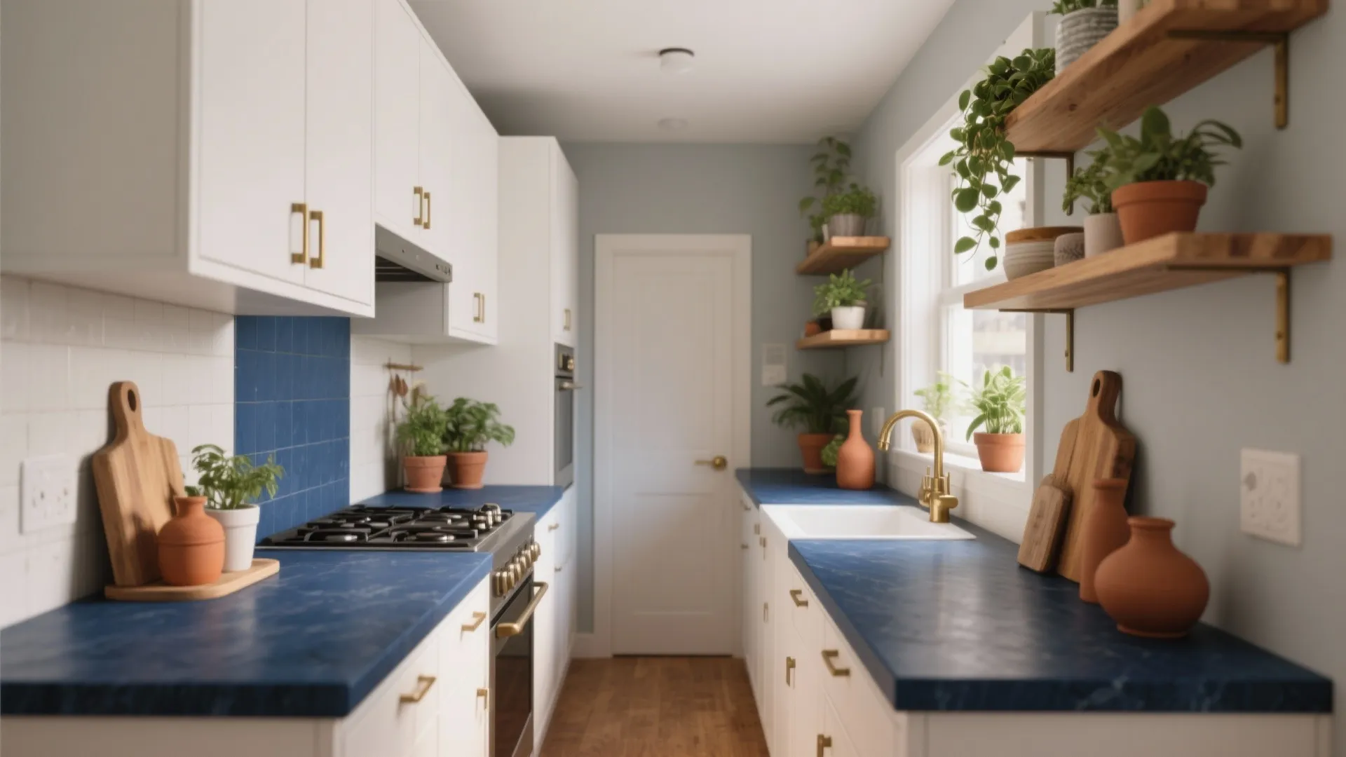 5 Kitchen Color Ideas with Blue Countertops