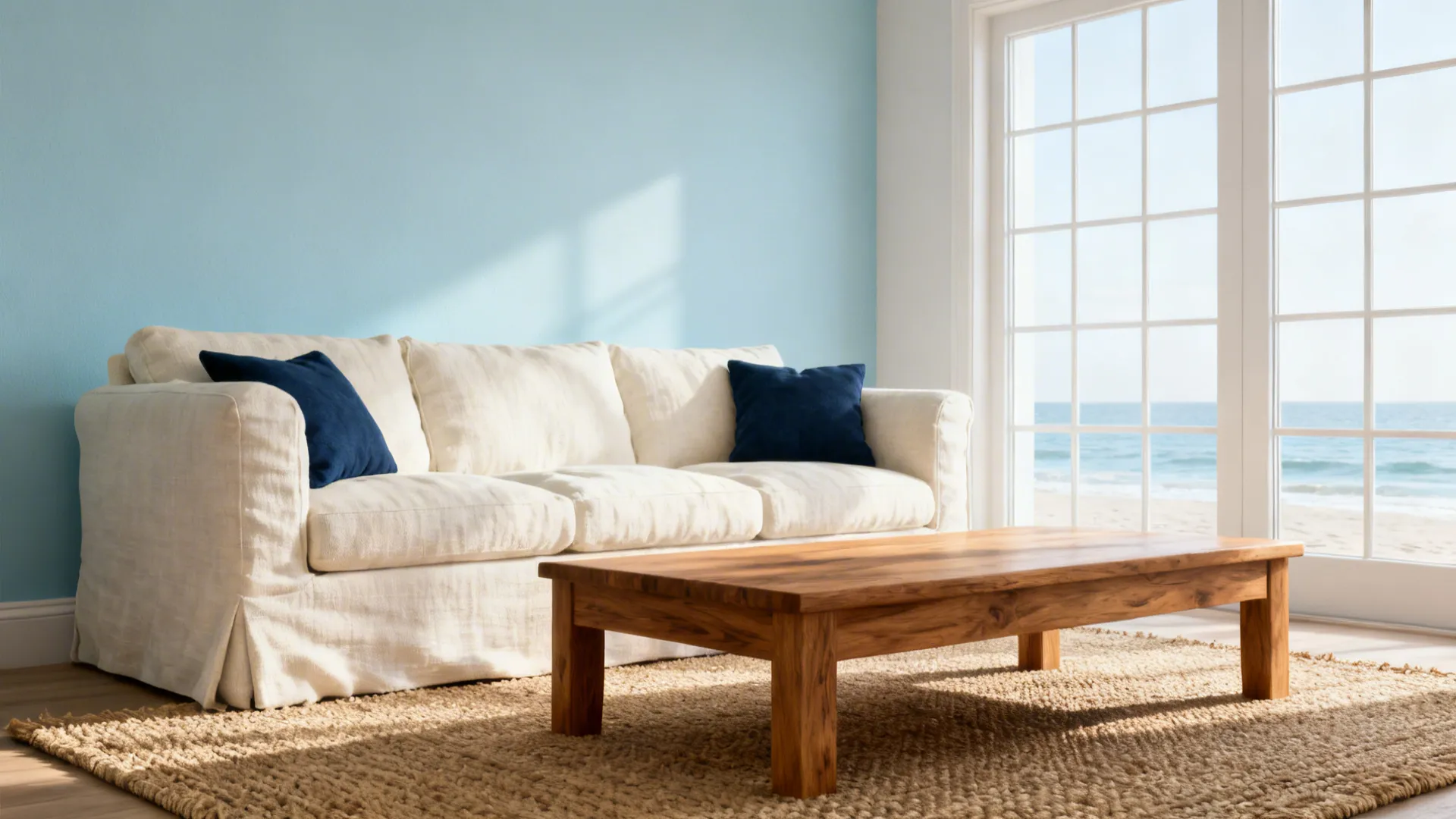 5 Blue & Cream Living Room Ideas