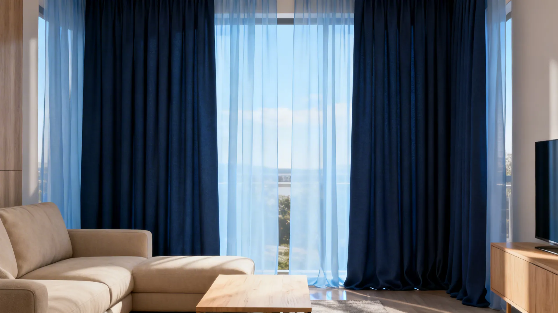 Blue Curtain Ideas: 5 Inspo for Living Rooms