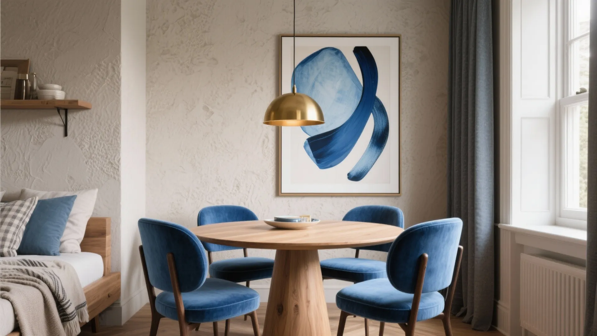 Dining Room Table with Blue Chairs: 5 Small-Space Ideas: Creative ways to style a dining table with blue chairs in compact homes — practical tips from a 10+ year interior designer