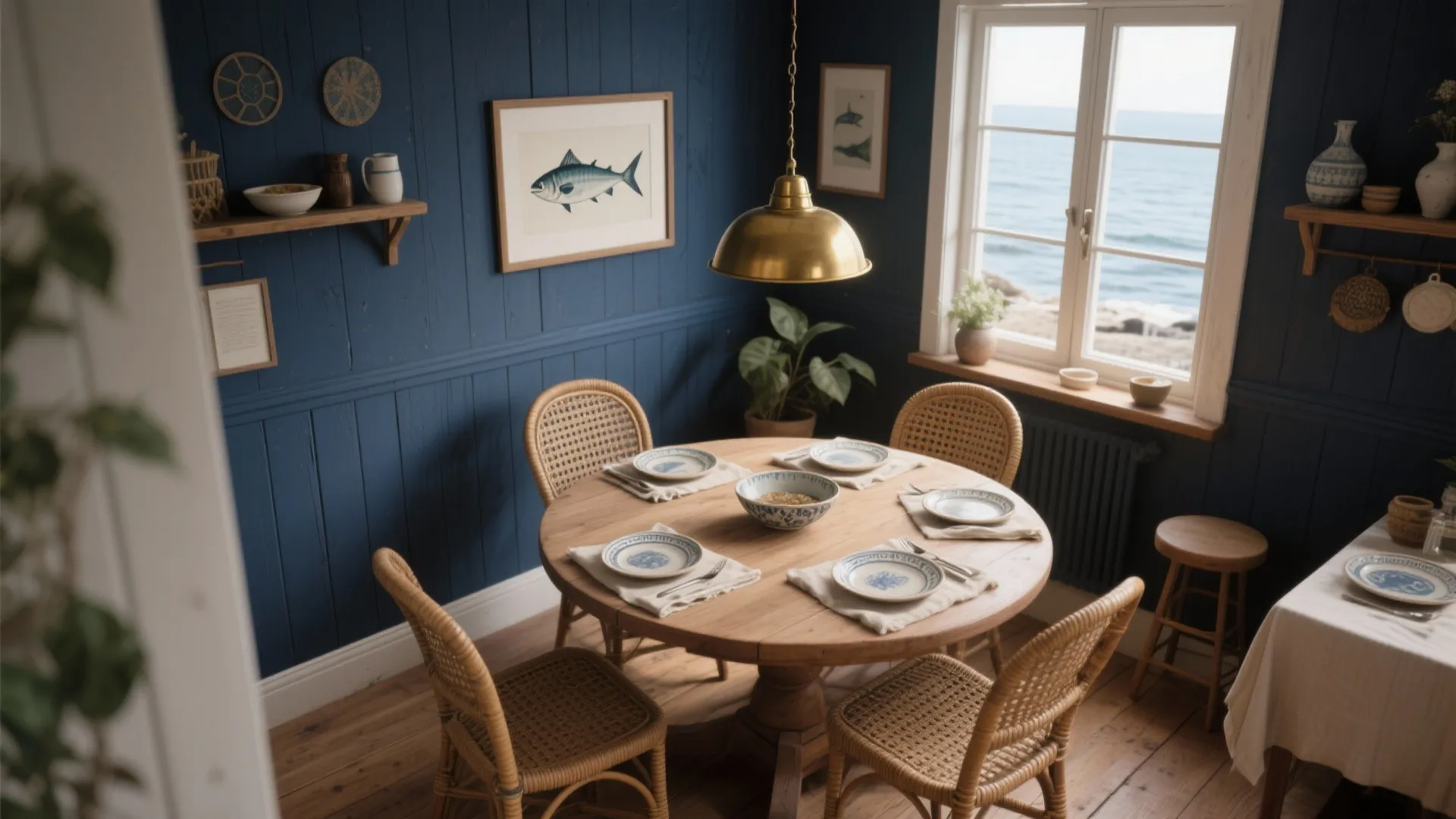 Blue Dining Room Wallpaper Ideas (5 Inspo)