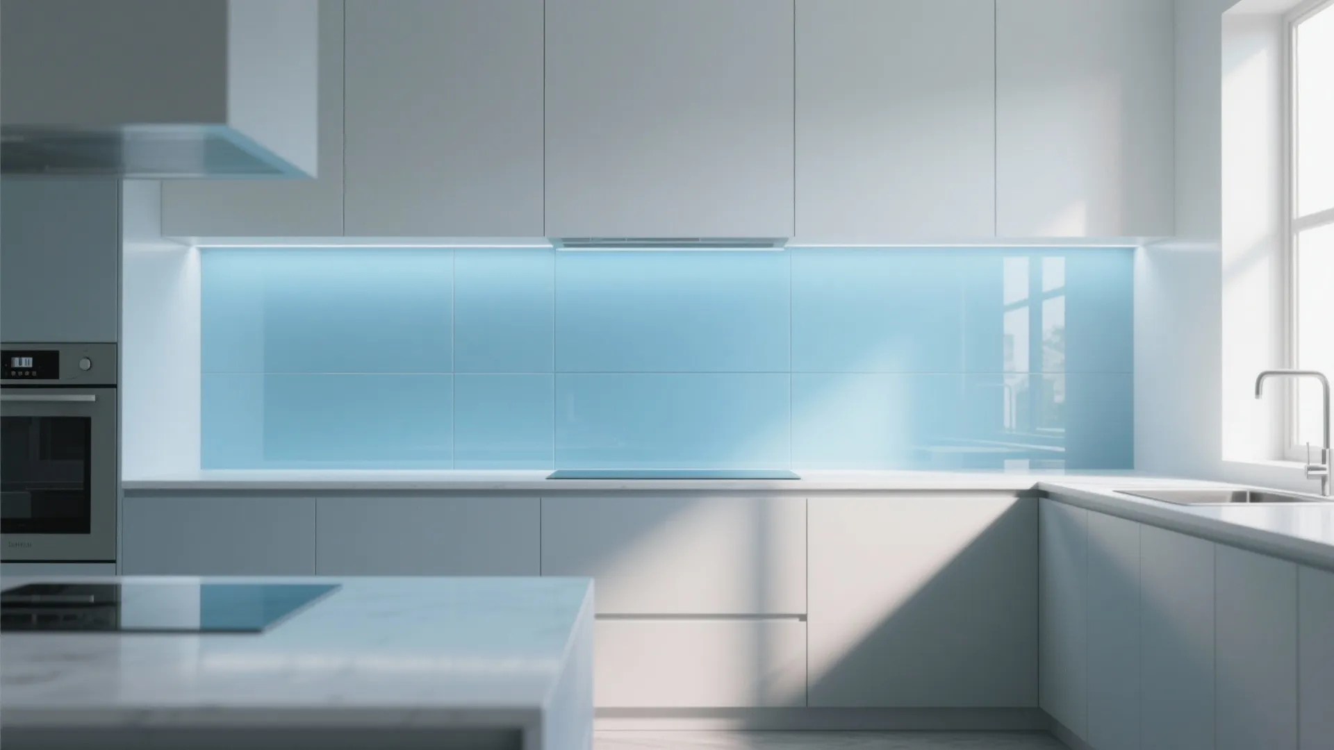 3. Glass Panels for a Sleek Look