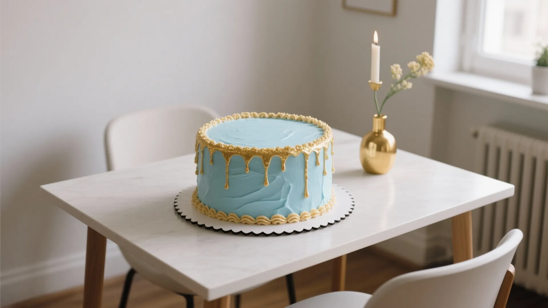 Blue-and-Gold Boss Baby Palette with Suit Details