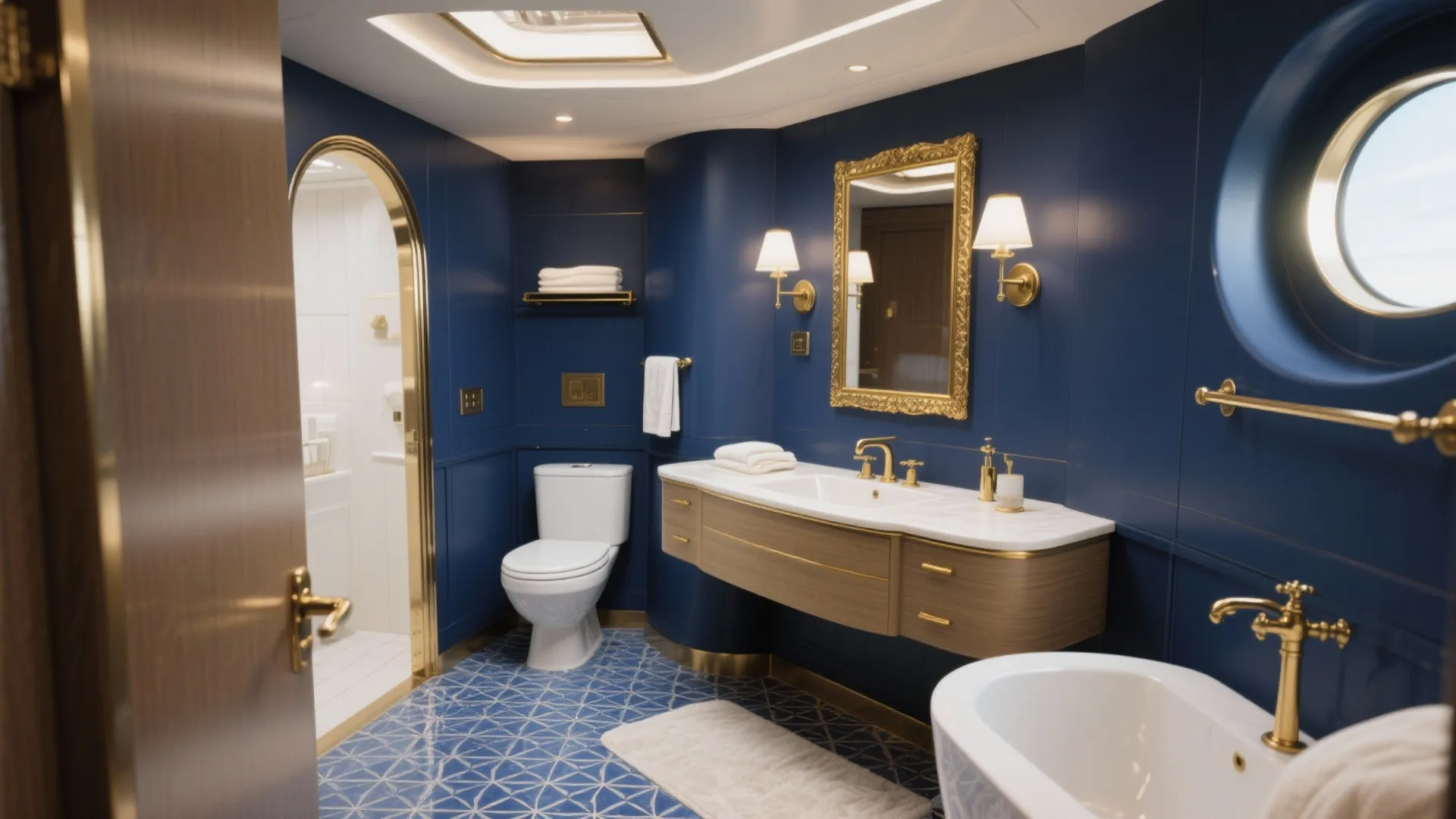Blue and Gold Bathroom Decor: 5 Inspiring Ideas: Luxe blue and gold bathroom decor ideas for small spaces — practical tips, budgets, and my own studio stories