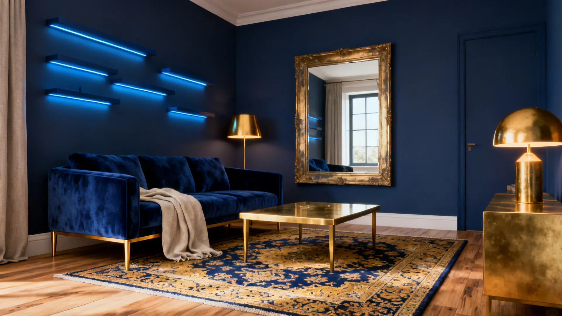 5 Luxury Blue and Gold Living Room Ideas: How to design a stunning blue and gold living room in small spaces with practical tips from a senior designer
