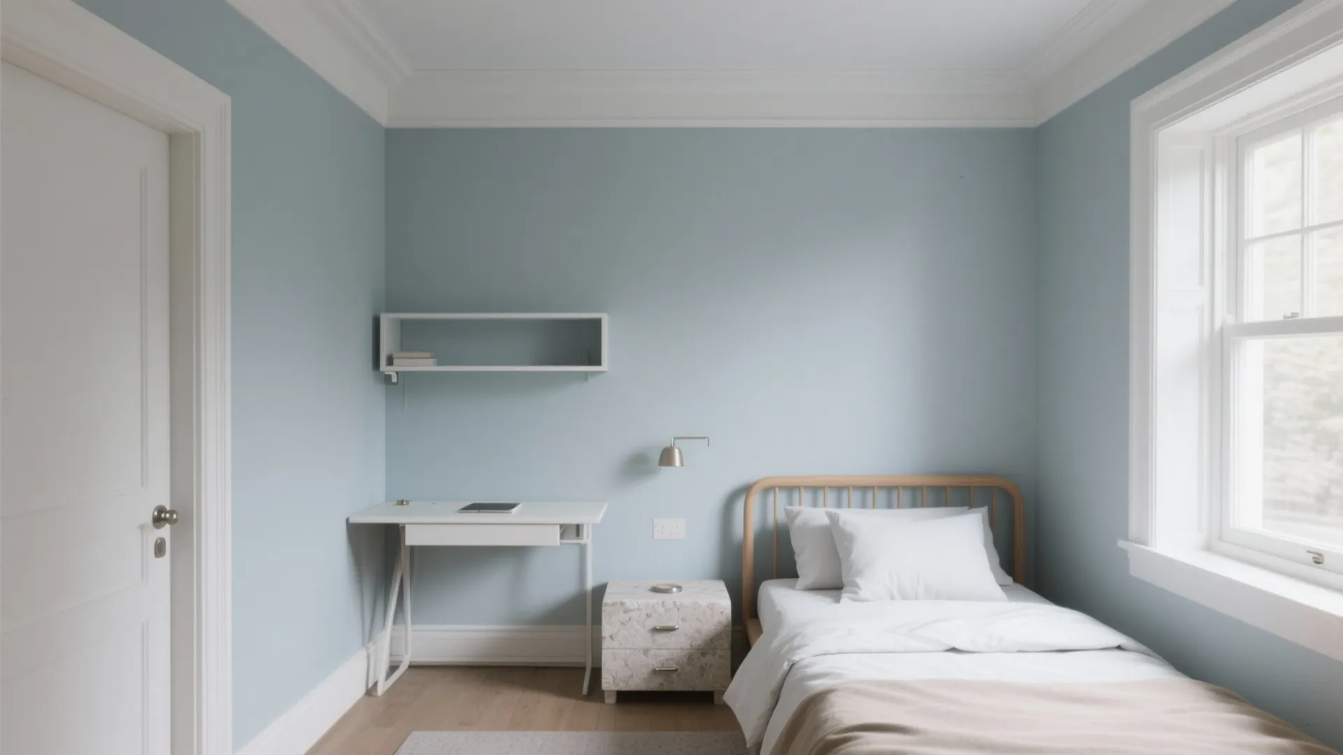Featherlight Blue-Gray (Airy and Restful)