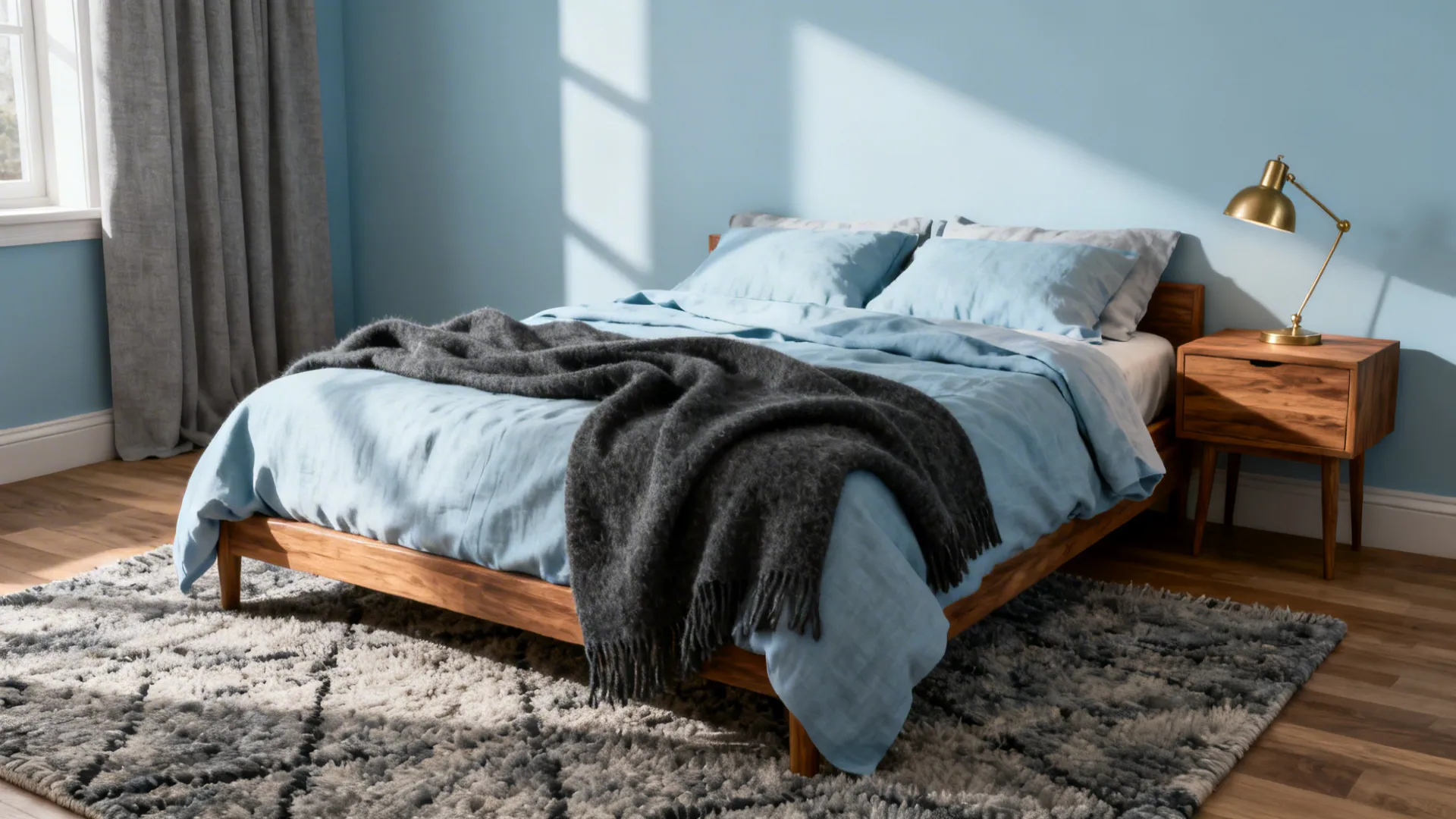 5 Light Blue and Gray Bedroom Ideas