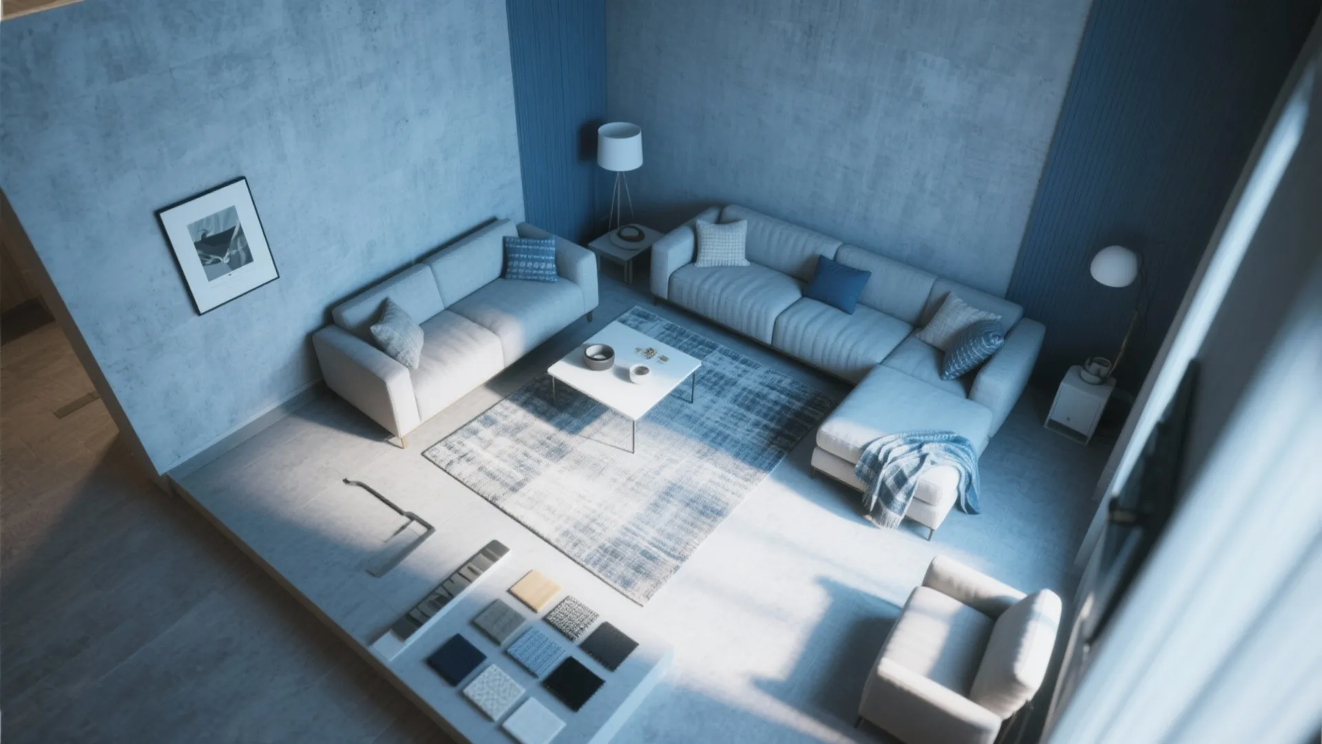 3. Blue-Gray for Soft Sophistication