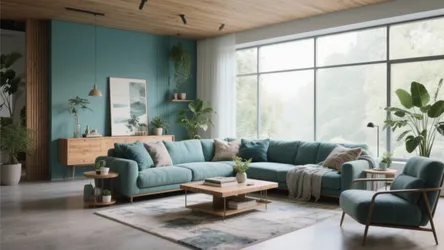 10 Blue Green Living Room Ideas