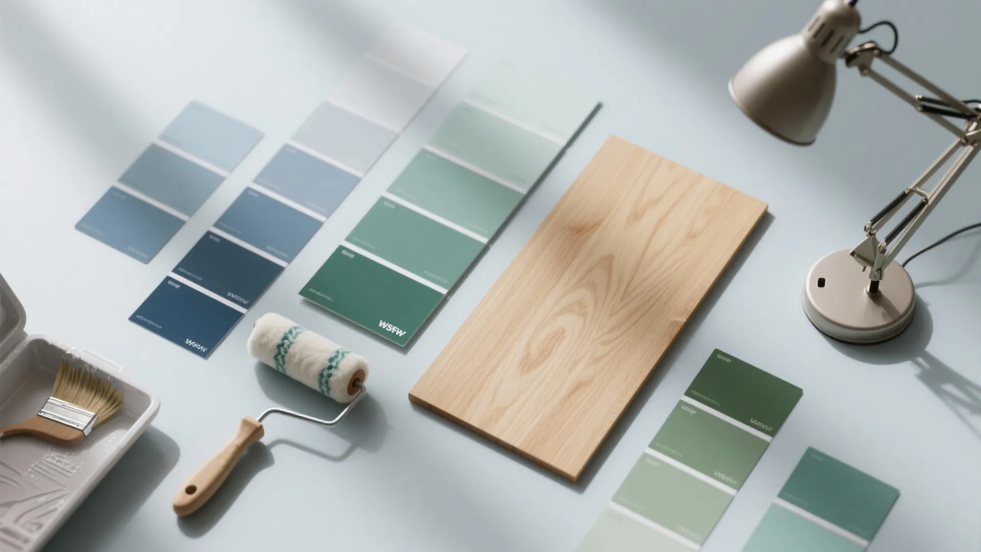 3) Desaturated Blues and Greens with the Right Sheen