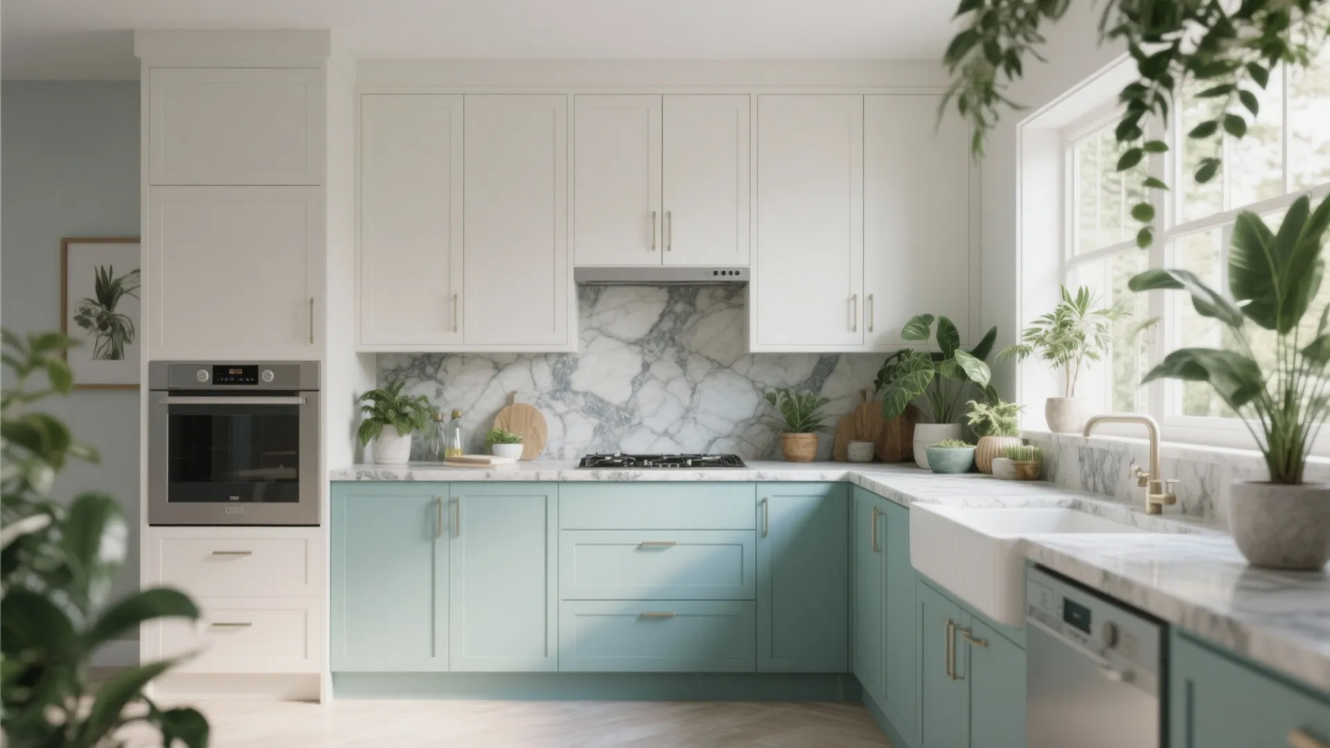 5. Off-White with Green/Blue Undertone (fresh, modern classic)