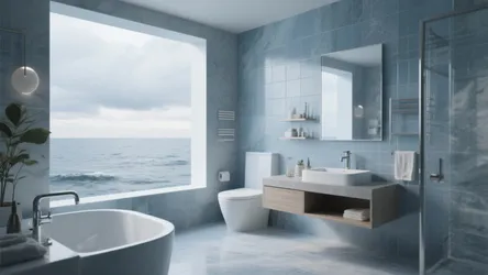 5 Blue & Grey Bathroom Decor Ideas