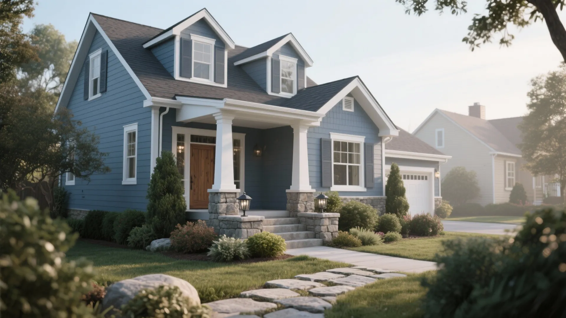 Blue Grey Exterior Paint: 5 Inspiring Ideas