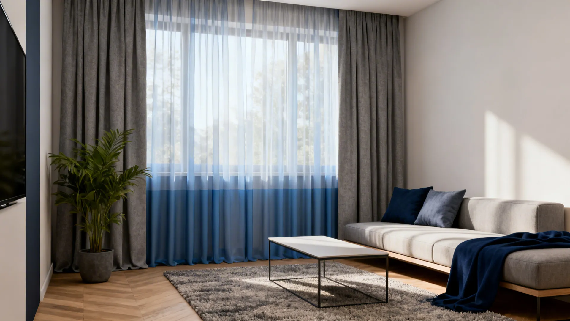 5 Inspiring Ideas for Grey and Blue Living Room Curtains