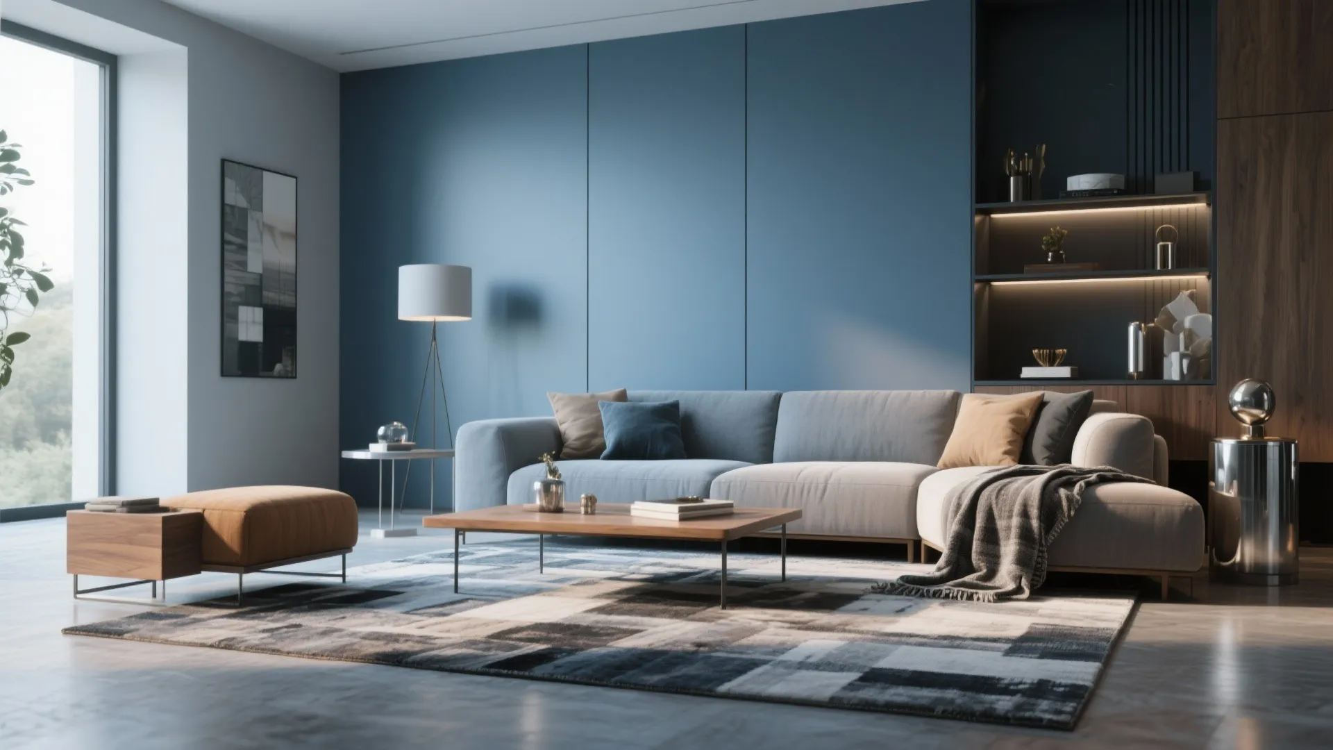 8. Blue-Grey Sophistication