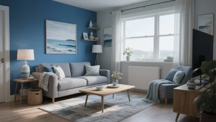 10 Blue and Grey Living Room Ideas