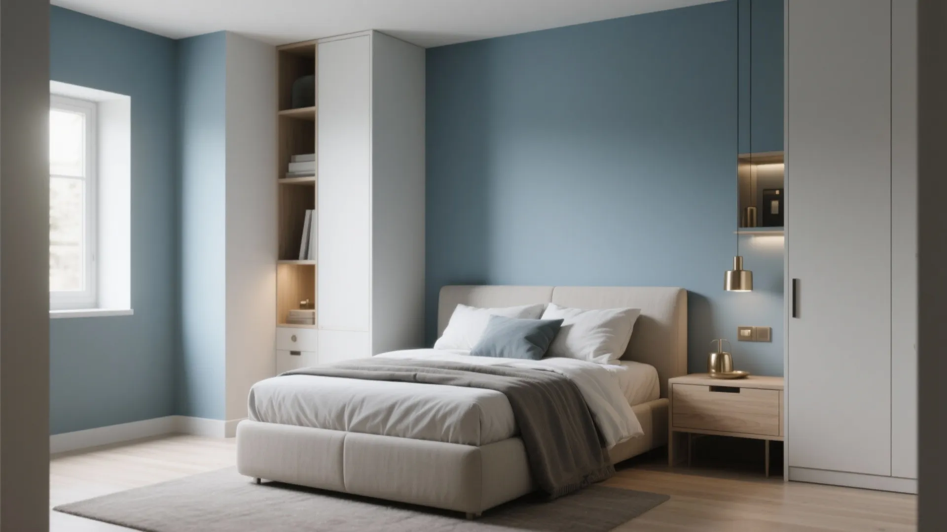 4. Blue-Grey Minimalist