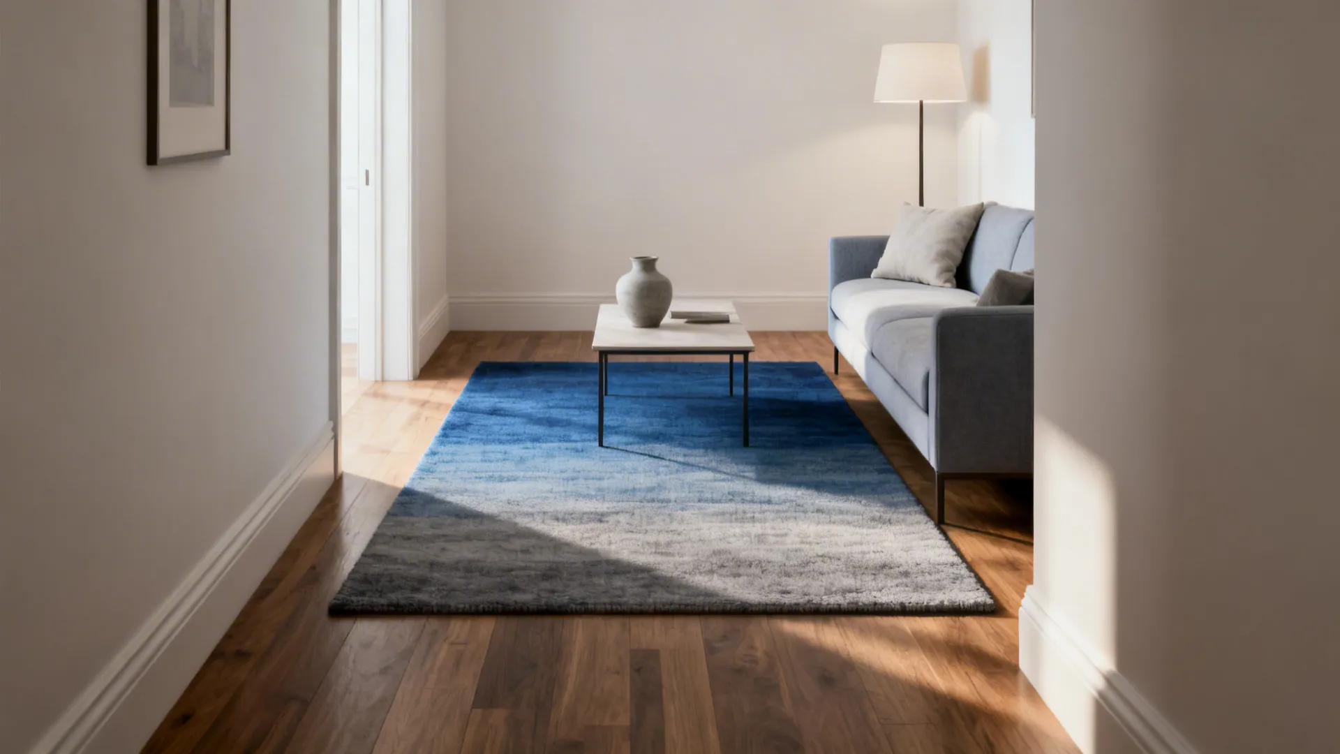 Blue & Grey Area Rugs: 5 Inspo for Living Rooms