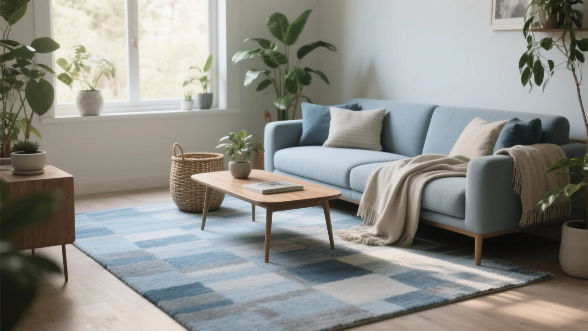 Blue & Grey Rugs: 5 Living Room Ideas: Creative small-space tricks and five practical blue and grey area rug ideas for modern living rooms