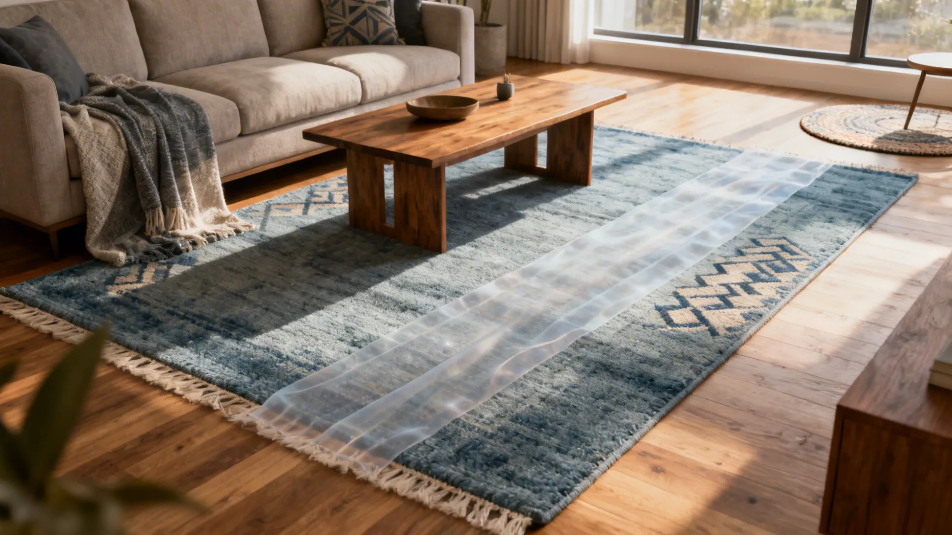 5 Blue-Grey Rug Ideas for Living Rooms