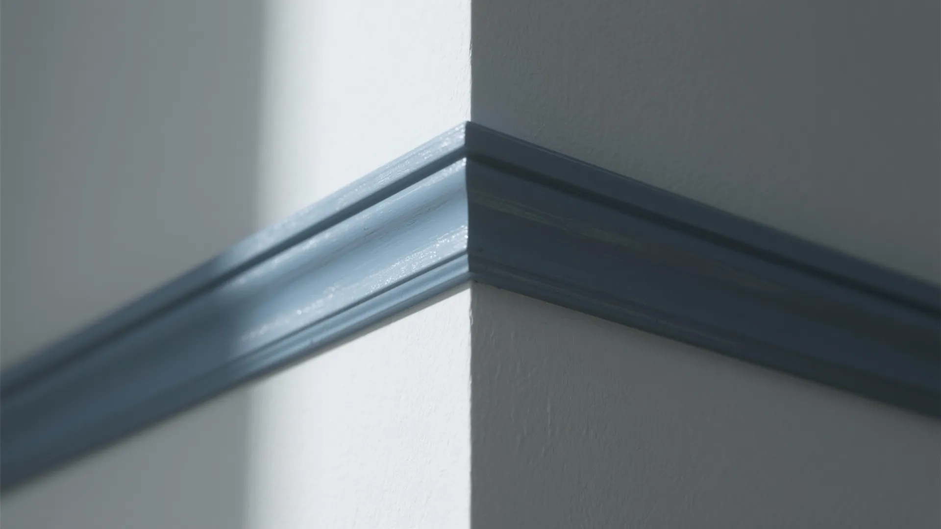 4. Blue-Grey Trim Instead of Pure White