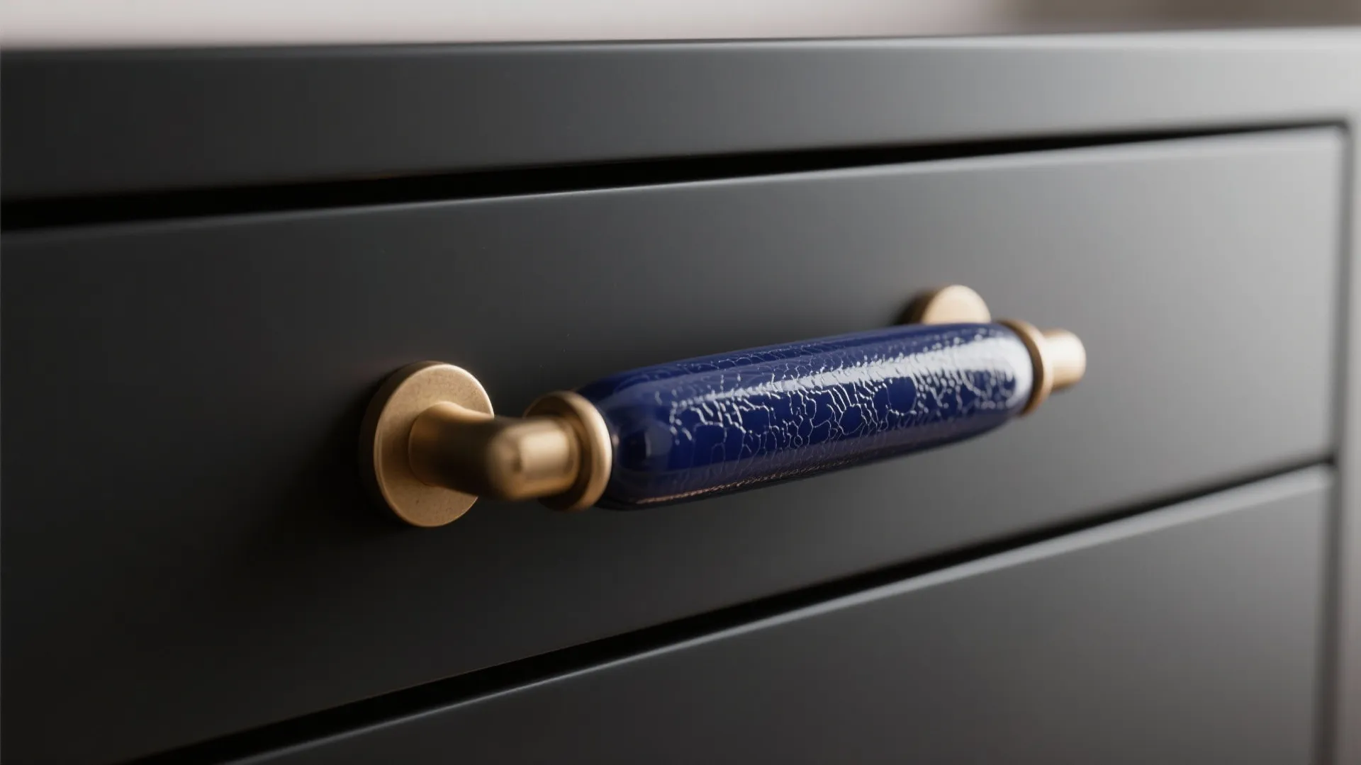4. Choose hardware and fittings as blue accents