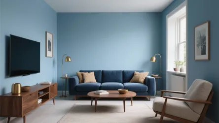Blue Colour in Room: 5 Designer Ideas