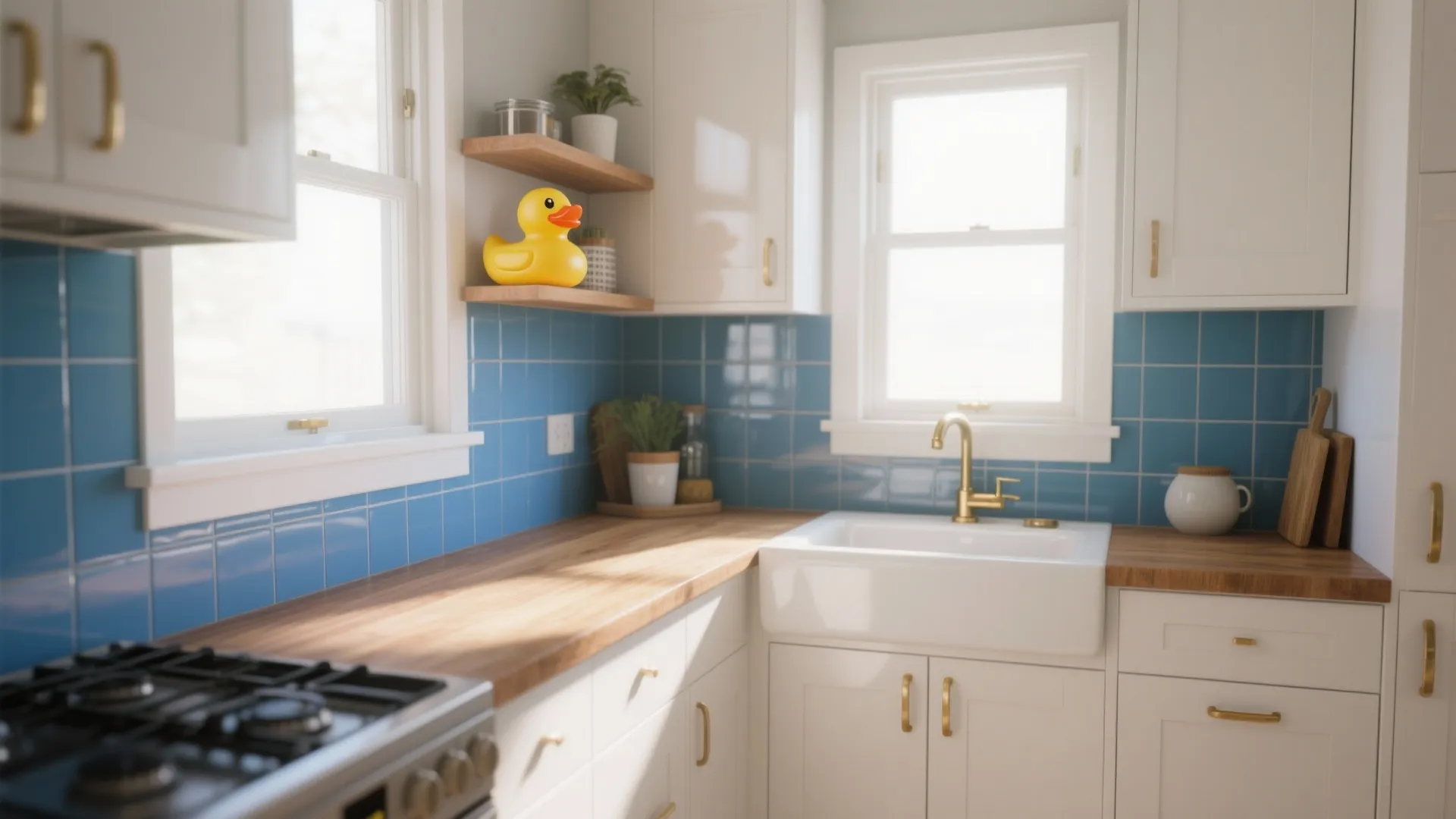 Blue Backsplash Tiles: 5 Small-Space Ideas: How I use blue backsplash tiles to transform compact kitchens with big impact