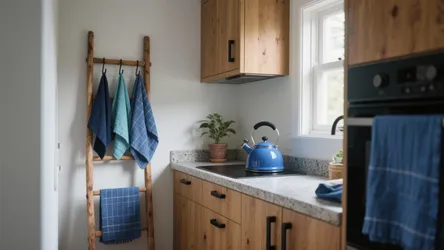 Blue Kitchen Towels: 5 Small-Space Ideas
