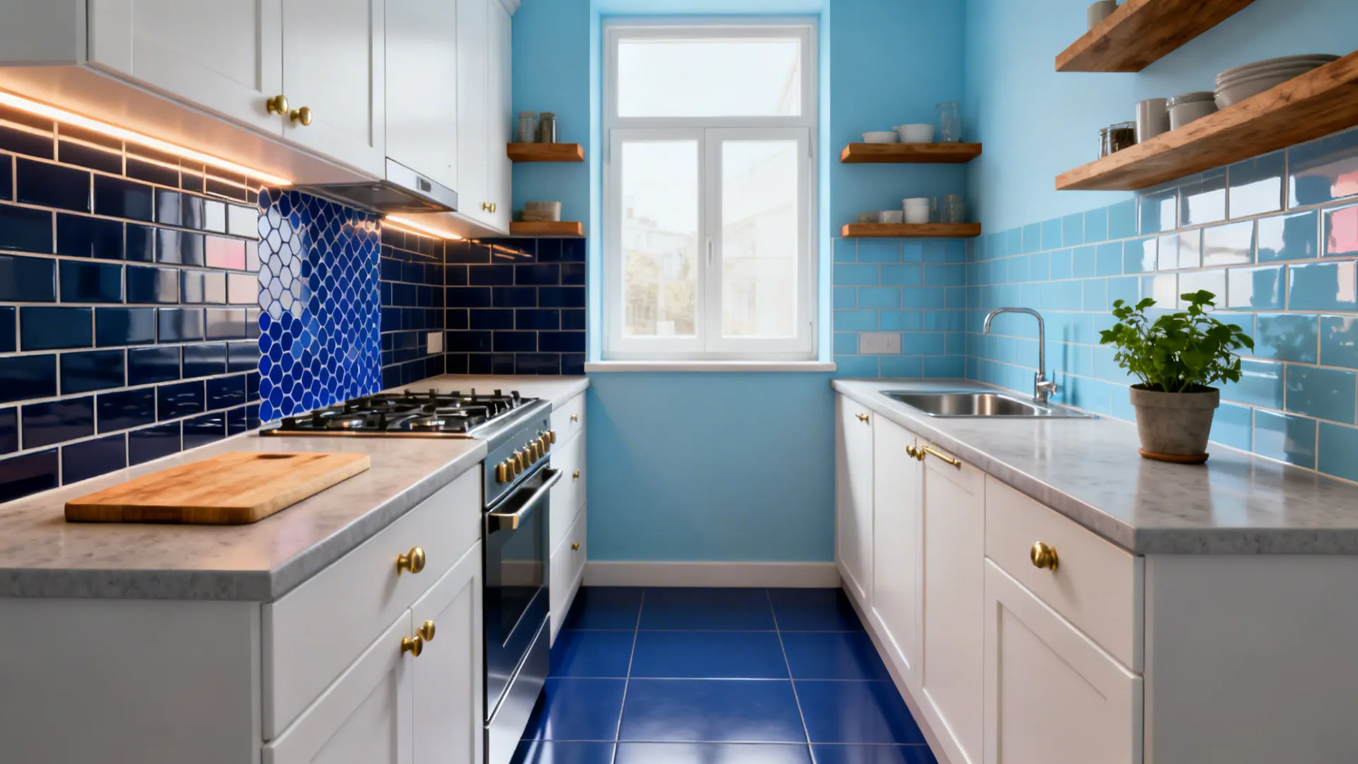 Powder Blue Kitchen Tile Blue Kitchen Tiles: 5 Field-Tested Design Ideas
