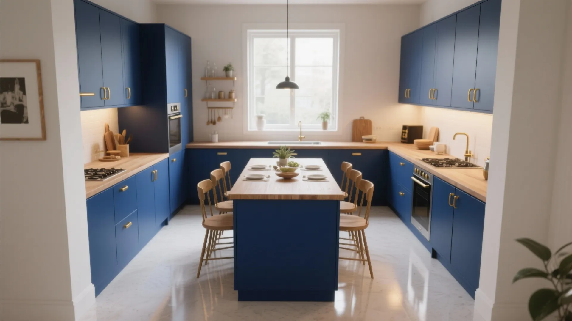 Blue Kitchen Island Ideas — 5 Inspo: Creative small-space kitchen ideas with a blue island from a veteran designer