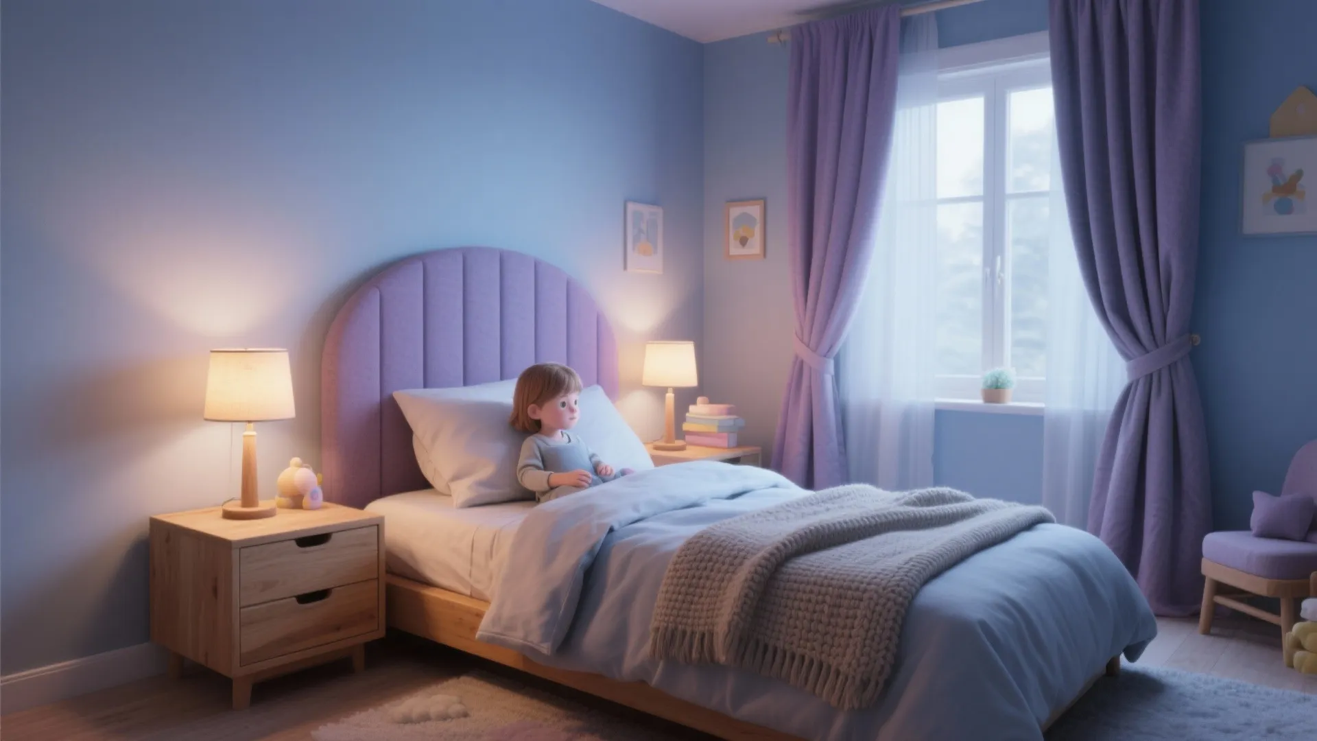 Sleep-First Blues and Lavenders (Cool and Calm)