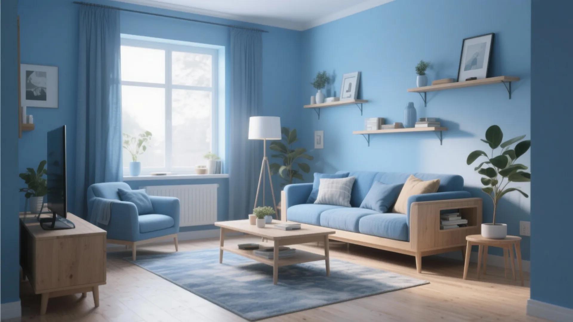 10 Blue Living Room Paint Color Ideas: Transform Your Living Room with These Creative Blue Paint Inspirations