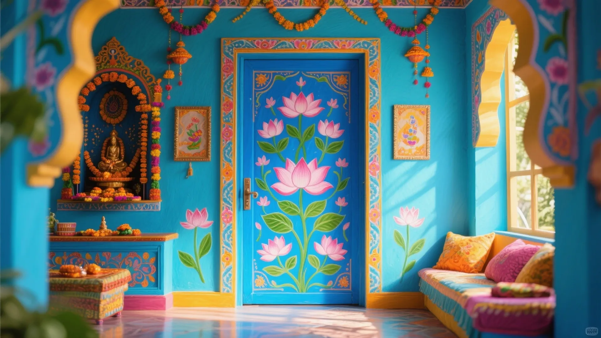 Color Pop Painted Door