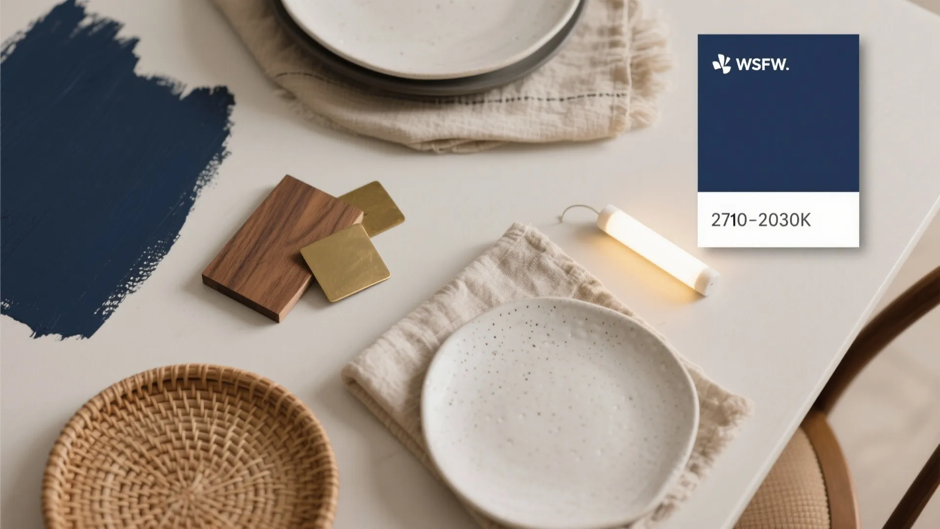 Deep Blue Accent Wall: Conversation Starter, Not Scene Stealer